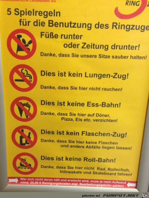 5 Spielregeln für die Benutzung... 5 Spielregeln für die Benutzung...