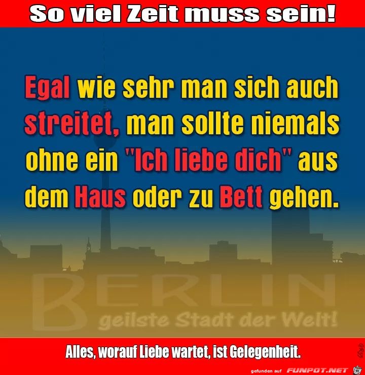 egal wie sehr