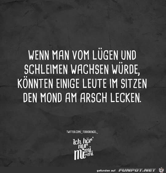 wenn man ..