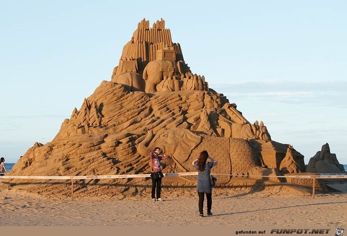 Sand Skulptur von Vancouver