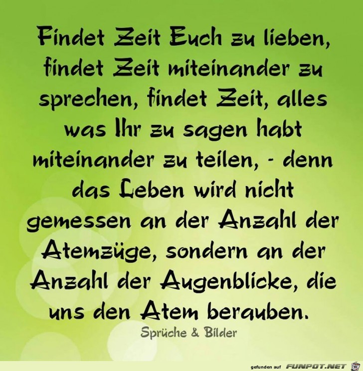 Findet Zeit