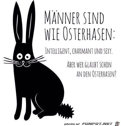 maenner sind wie Osterhasen