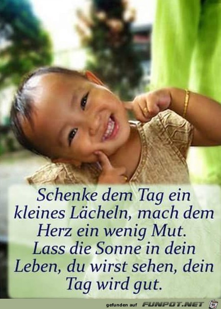 kleines Laecheln