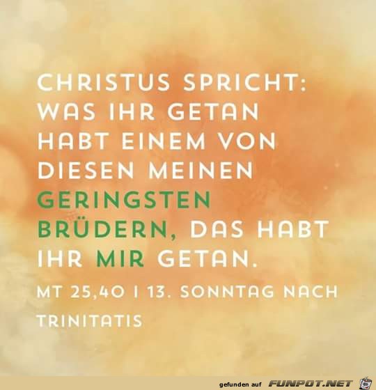 Matth 25 40 Matth 25 40