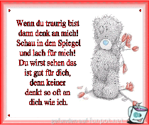 wenn du traurig bist wenn du traurig bist