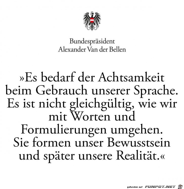 es bedarf der Achtsamkeit