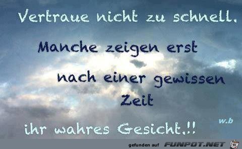 Vertraue nicht Vertraue nicht