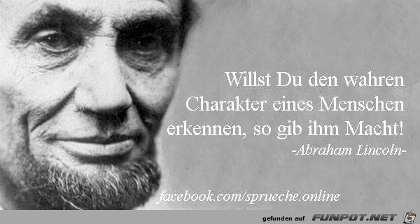 willst Du den wahren Charakter willst Du den wahren Charakter