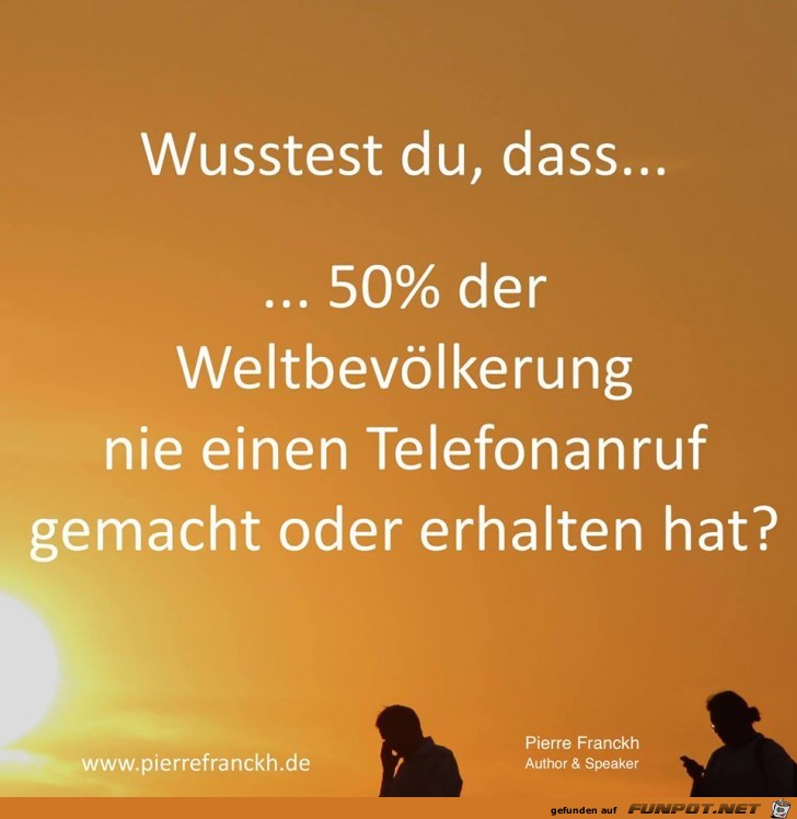 Wusstest du