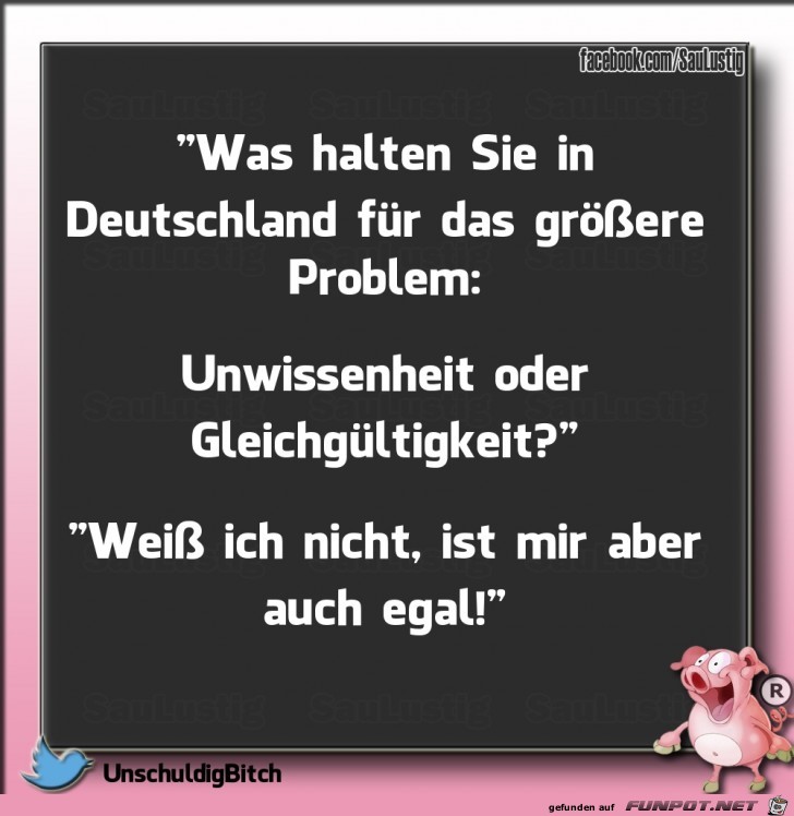 Was ist in Deutschland das Problem