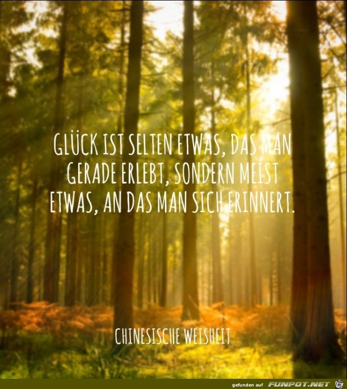 Glueck ist selten