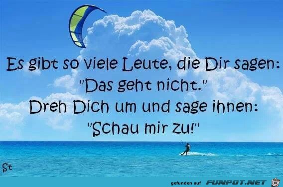 Es gibt so viele Leute, die Dir... Es gibt so viele Leute, die Dir...