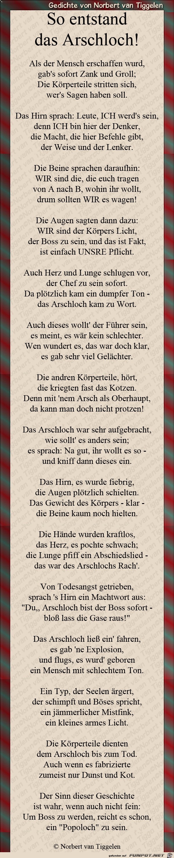 zzz So entstand das Arschloch 2 dr u fp
