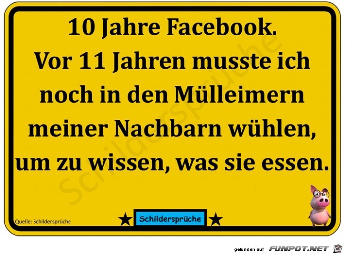 10 Jahre Facebook 10 Jahre Facebook