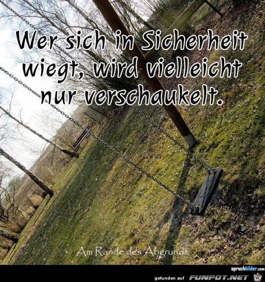 Sicherheit Sicherheit