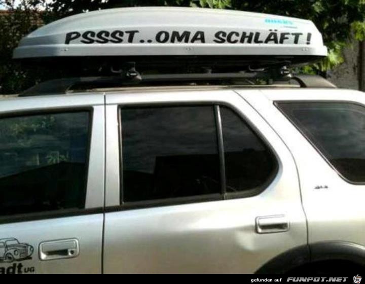 pssssst - Oma schlft