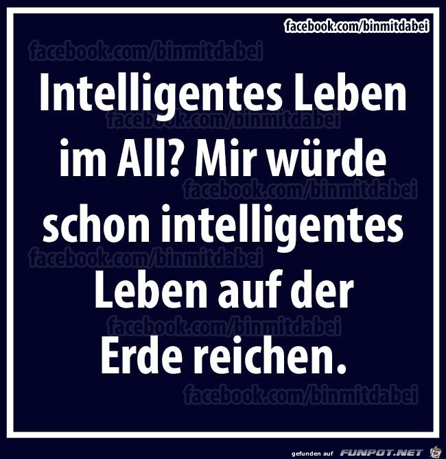 Intelligentes leben