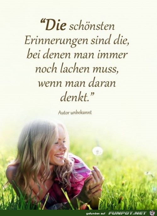 die schoensten Erinnerungen die schoensten Erinnerungen