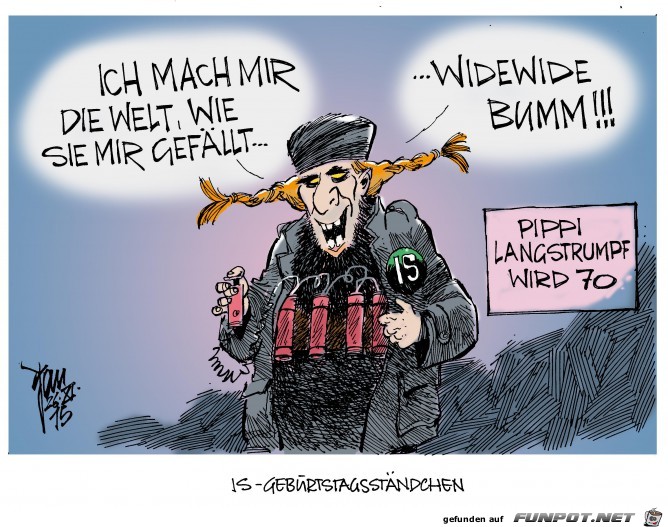 IS-Terror Pippi-Langstrumpf