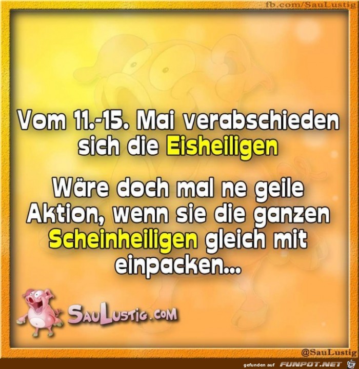 eisheilige eisheilige
