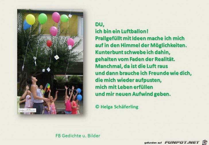 ich bin ein Luftballon