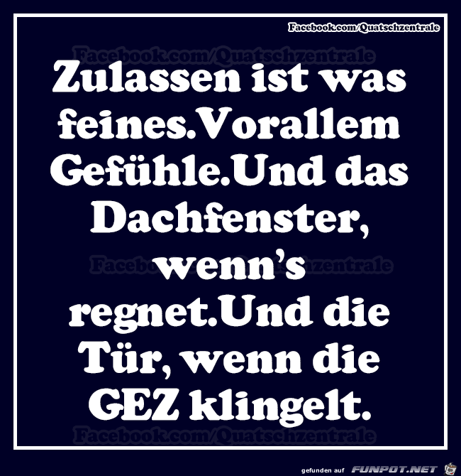 Zulassen Zulassen