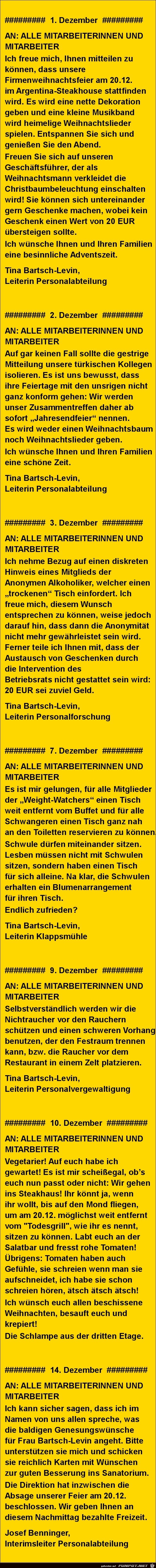 Weihnachts-Feier