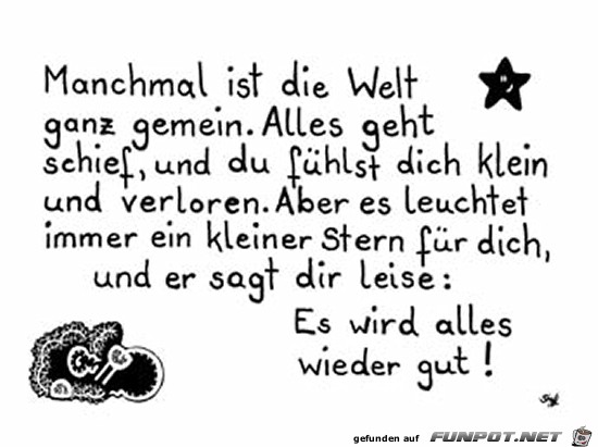 manchmal ist die welt 