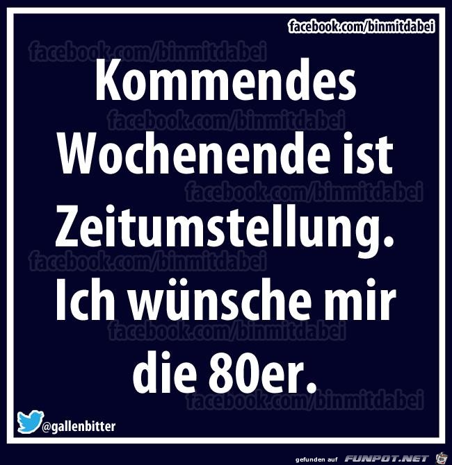 Zeitumstellung Zeitumstellung