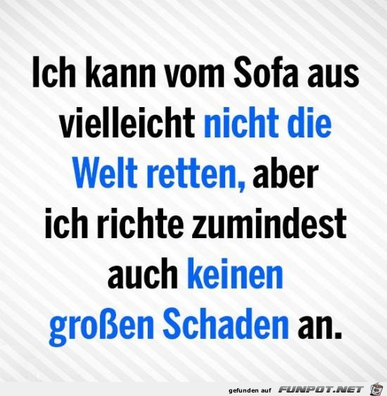 vom Sofa vom Sofa