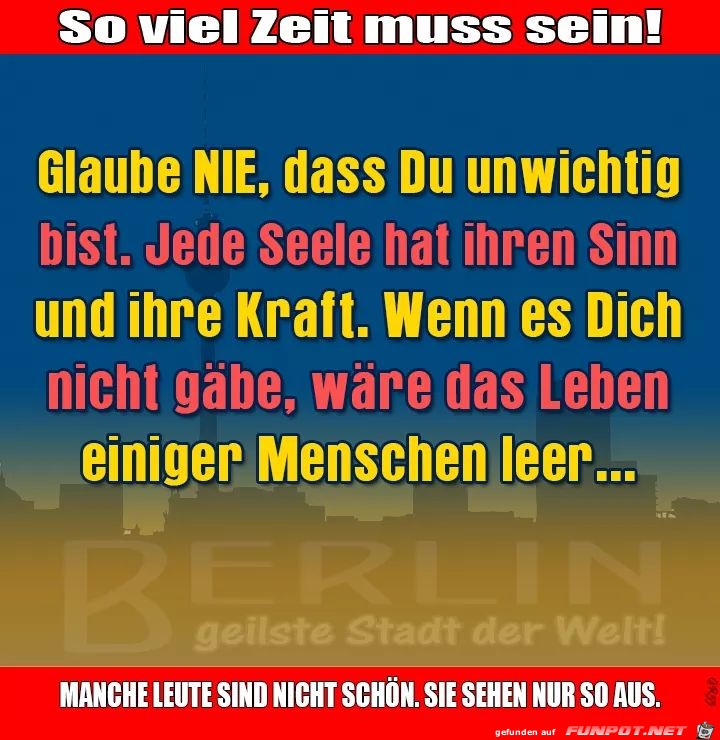 glaube nie