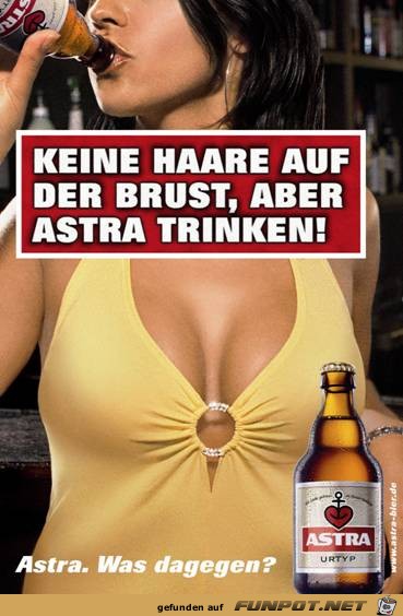 das nenne ich mal eine gelungene Bierwerbung