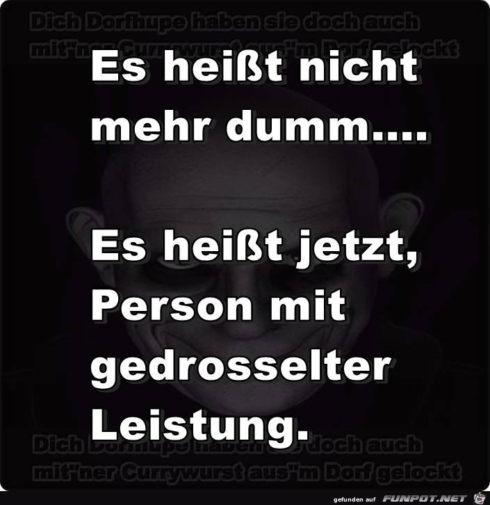 Gedrosselte Leistung Gedrosselte Leistung