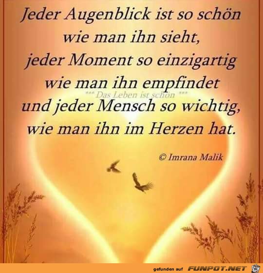 Jeder Augenblick Jeder Augenblick