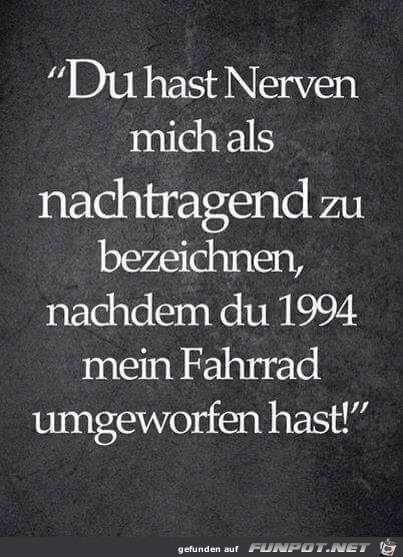 Nachtragend Nachtragend