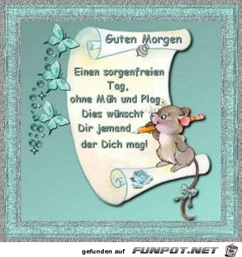 guten morgen guten morgen
