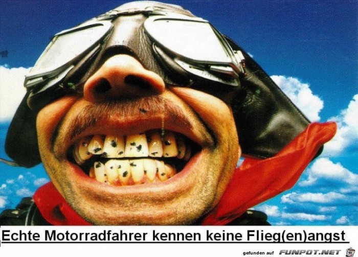 Echte Motorradfahrer