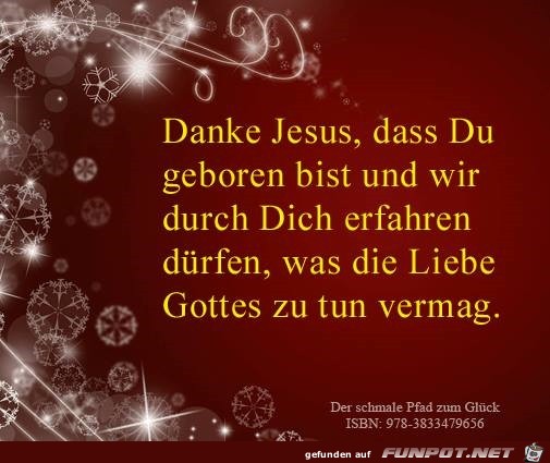 danke jesus