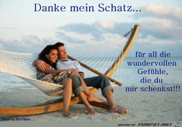 danke mein Schatz danke mein Schatz