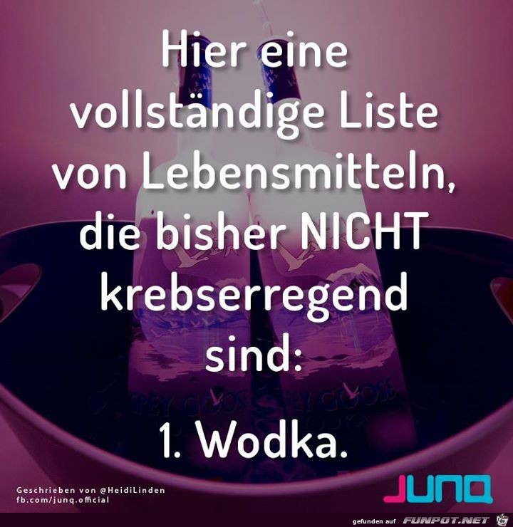 Liste der nicht Krebserregenden Lebensmitteoe Liste der nicht Krebserregenden Lebensmitteoe