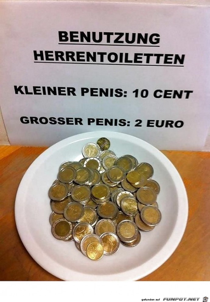 Toilettengeld Toilettengeld