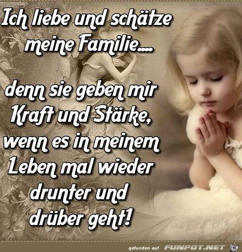 Ich liebe meine Familie