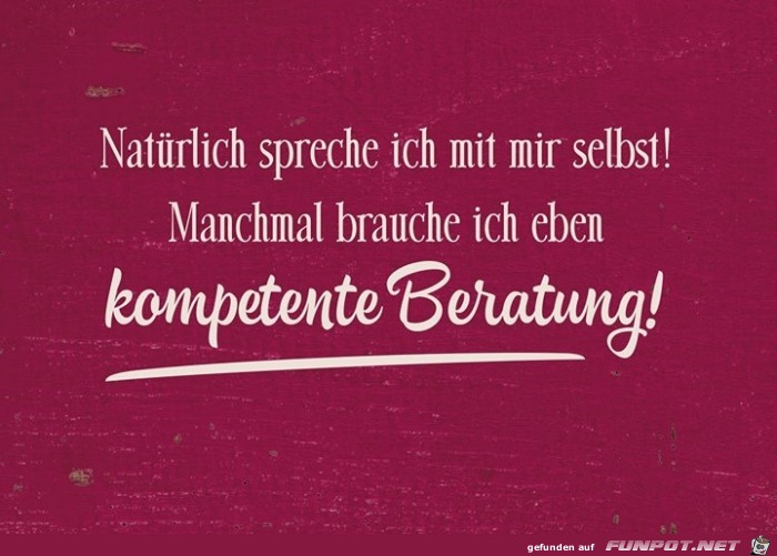 Natürlich spreche ich mir... Natürlich spreche ich mir...