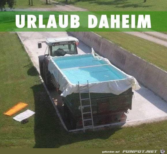 Urlaub daheim