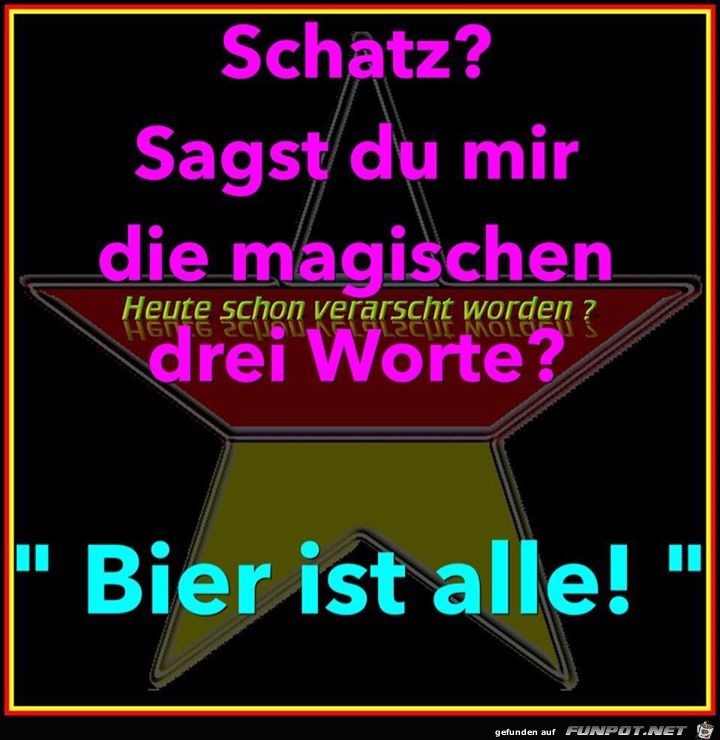 Magischen Worte