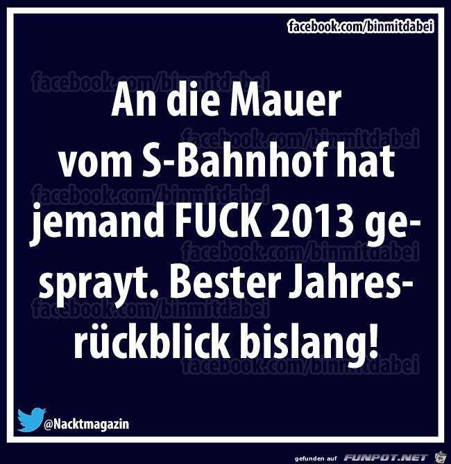 Jahresrueckblick Jahresrueckblick