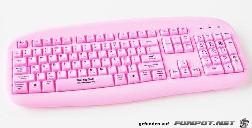 Tastatur rosa