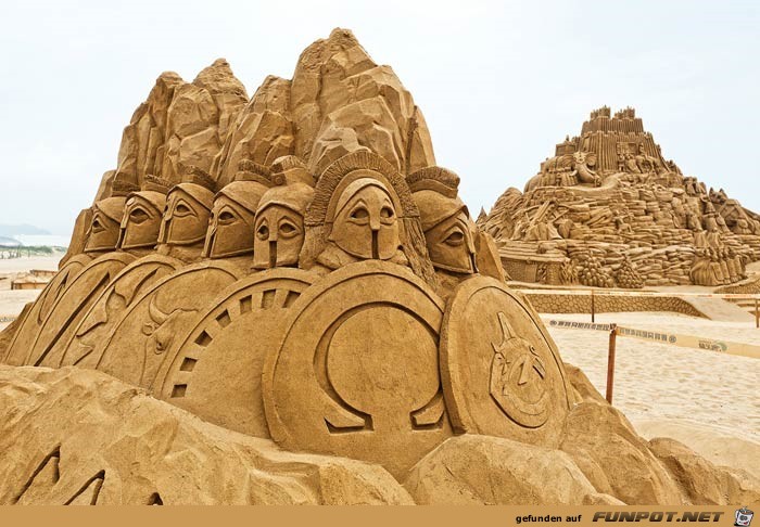 Sand Skulptur von Vancouver