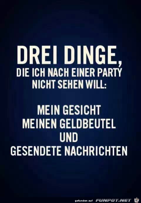 drei dinge