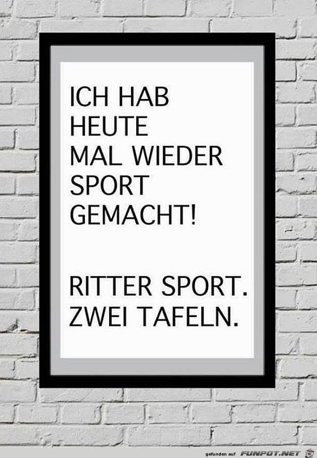 Sport gemacht